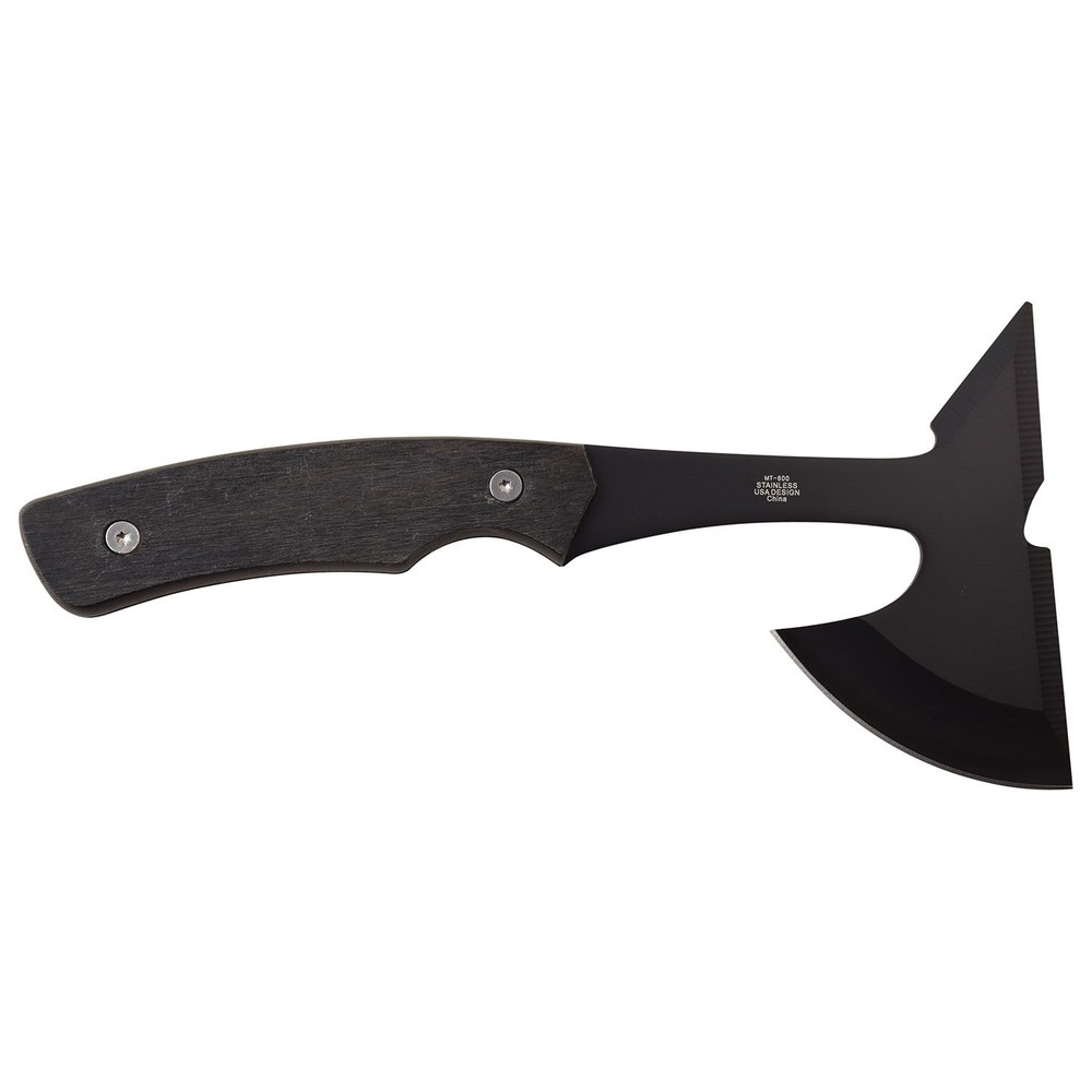 DEFENDER SOLID STAINLESS Heavy Grip Handle Camping Hatchet TACTICAL AXE & Sheath