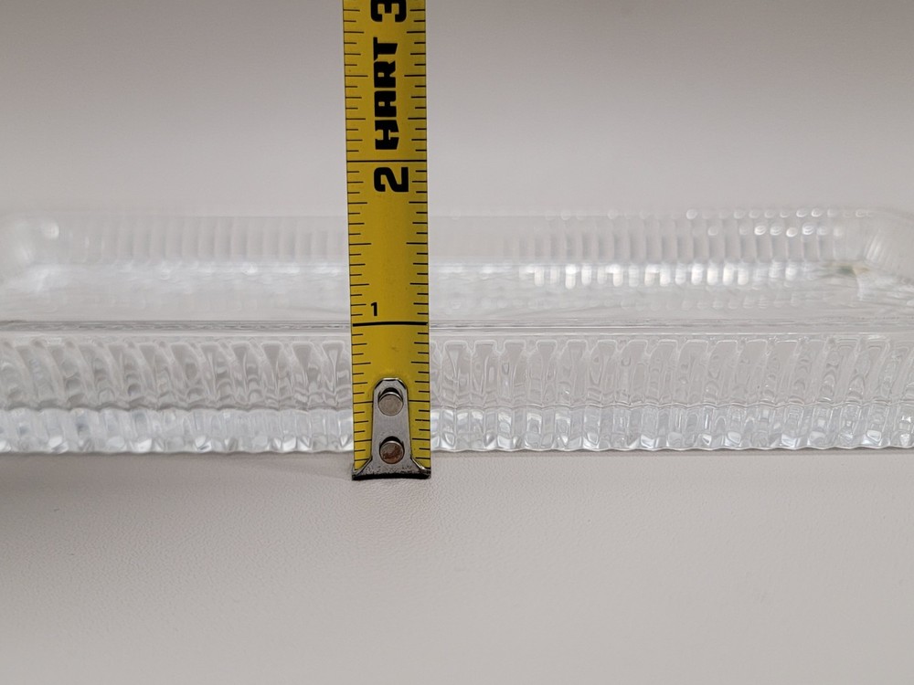 Waterford Crystal Lismore 11" Rectangular Sandwich Serving Vanity Tray