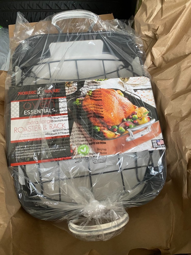 Nordic Ware Extra Large Copper Turkey Roaster With Rack