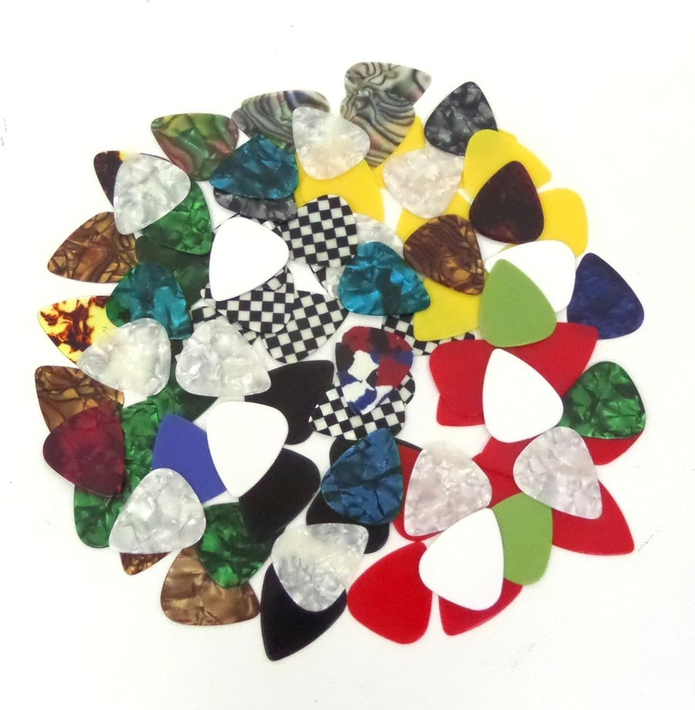 Guitar Picks Bulk 100 Pieces Assorted Gauges Performance Plus