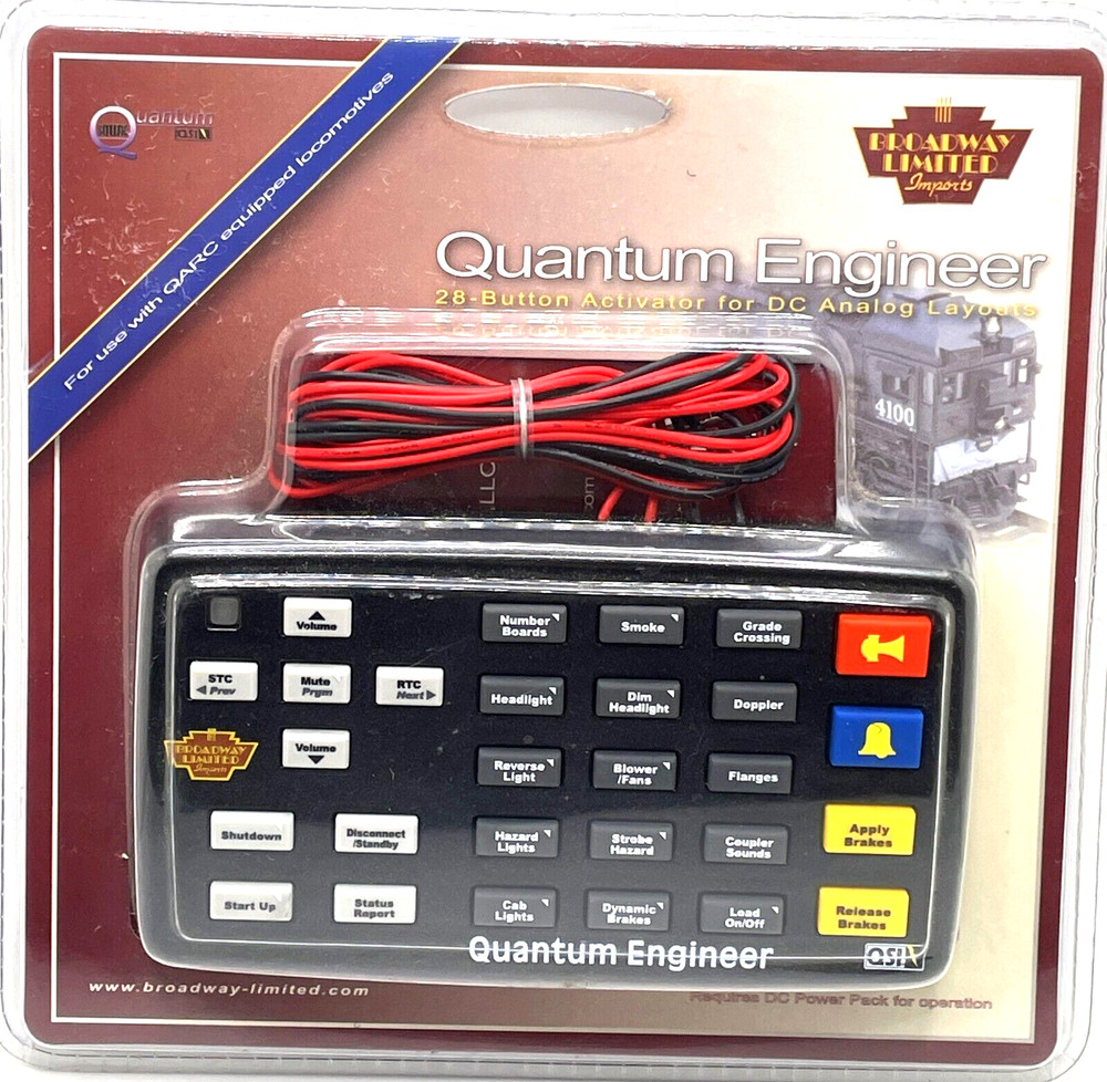 BROADWAY LIMITED QUANTUM ENGINEER 28 BUTTON ACTIVATOR FOR DC ANALOG LAYOUT