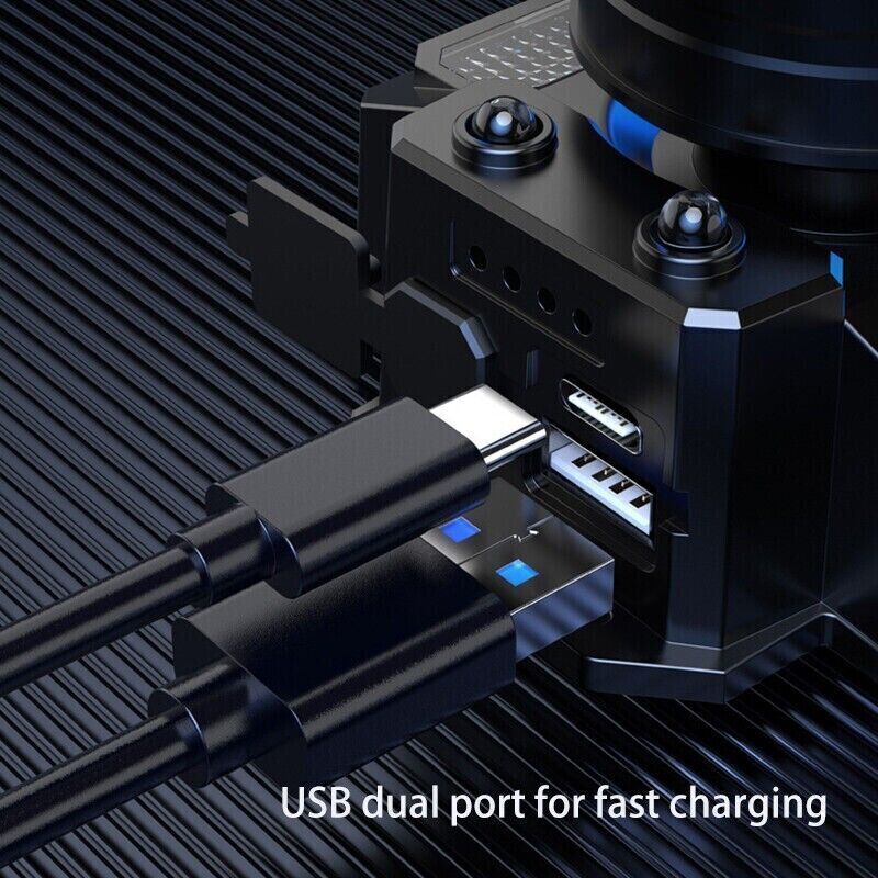 USB Rechargeable Headlight Waterproof Lamp Super Bright LED Headlamp Flashlight