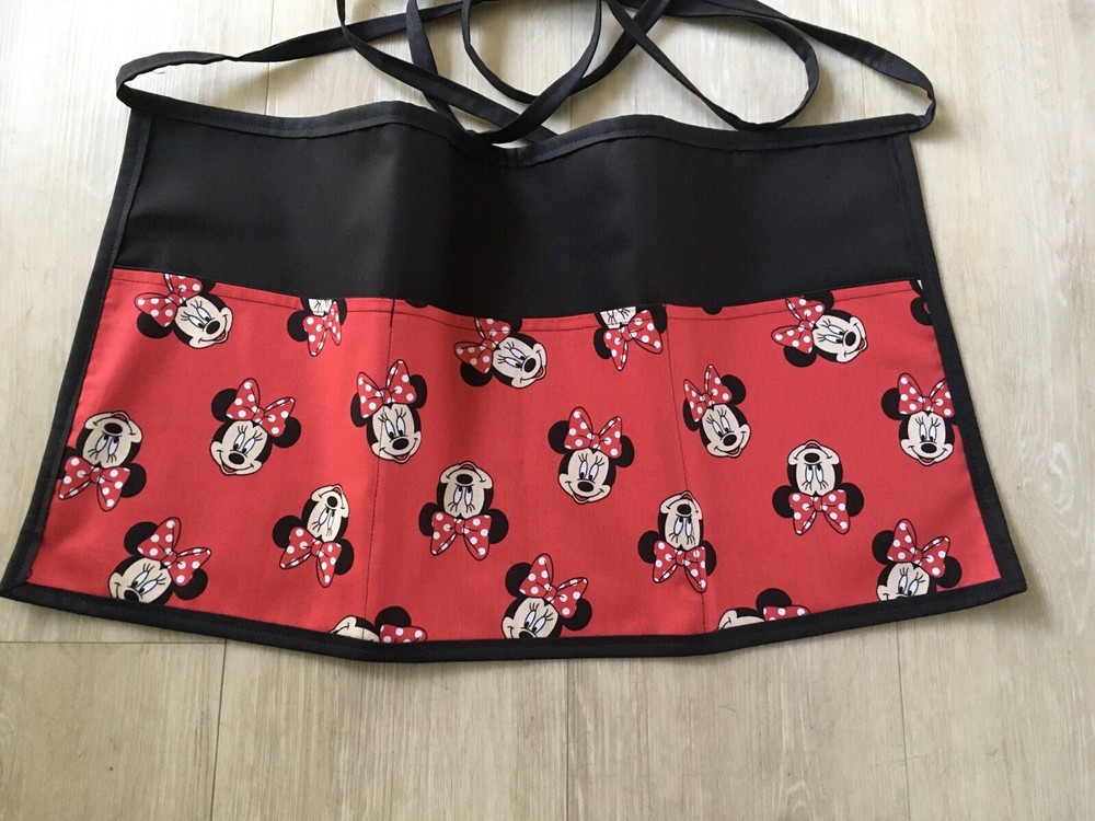 Cute Mickey￼ Mouse ￼server waitress waist apron 3 Pockets restaurant