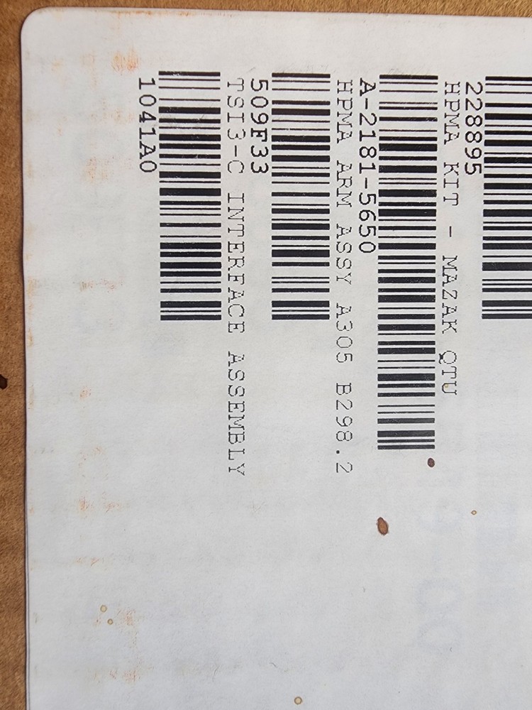 A-2181-5650 HPMA ARM ASSEMBLY KIT A305 B298.2 TSI3-C INTERFACE ASSEMBLY