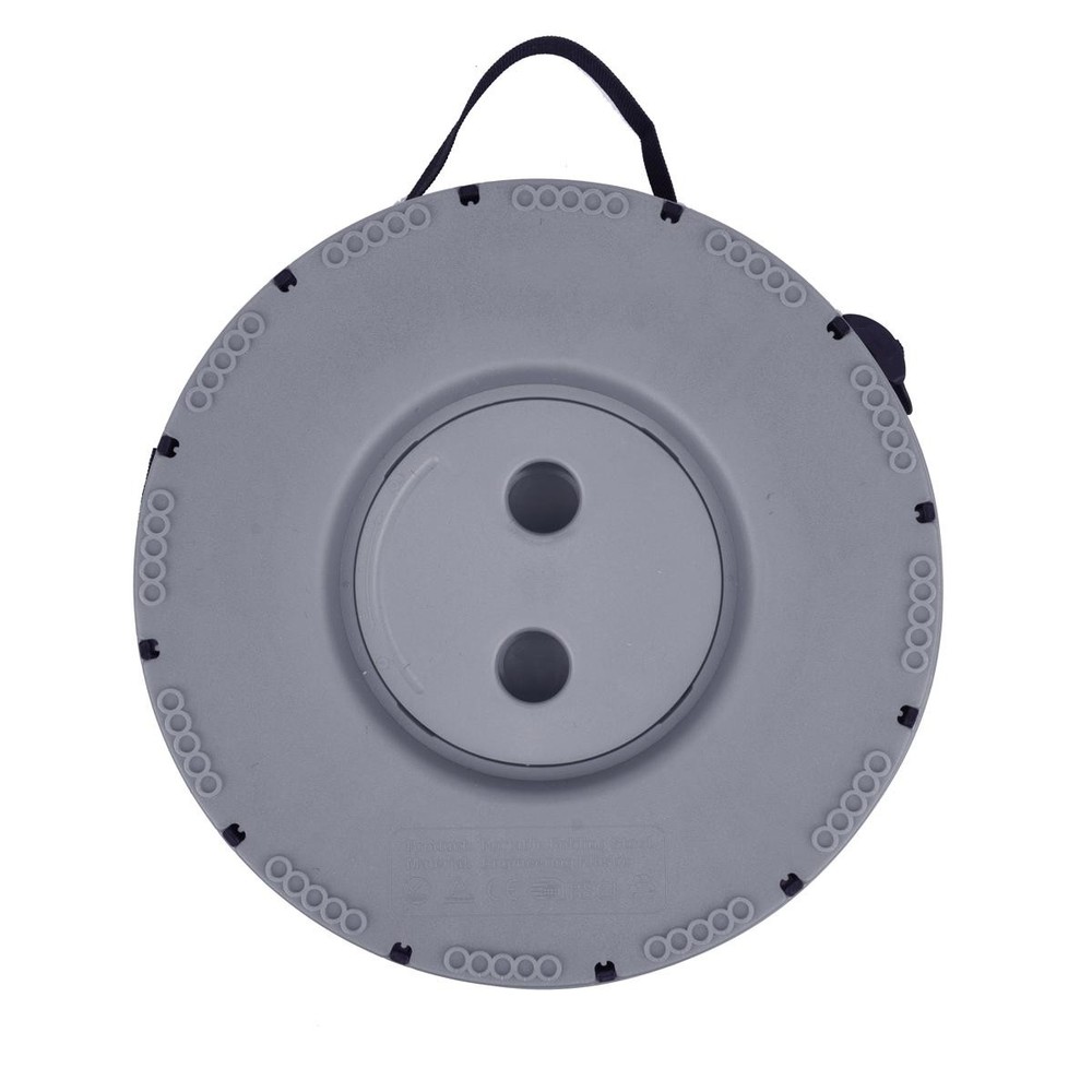 Aries Portable Telescoping Stool/Chair, Solid Gray