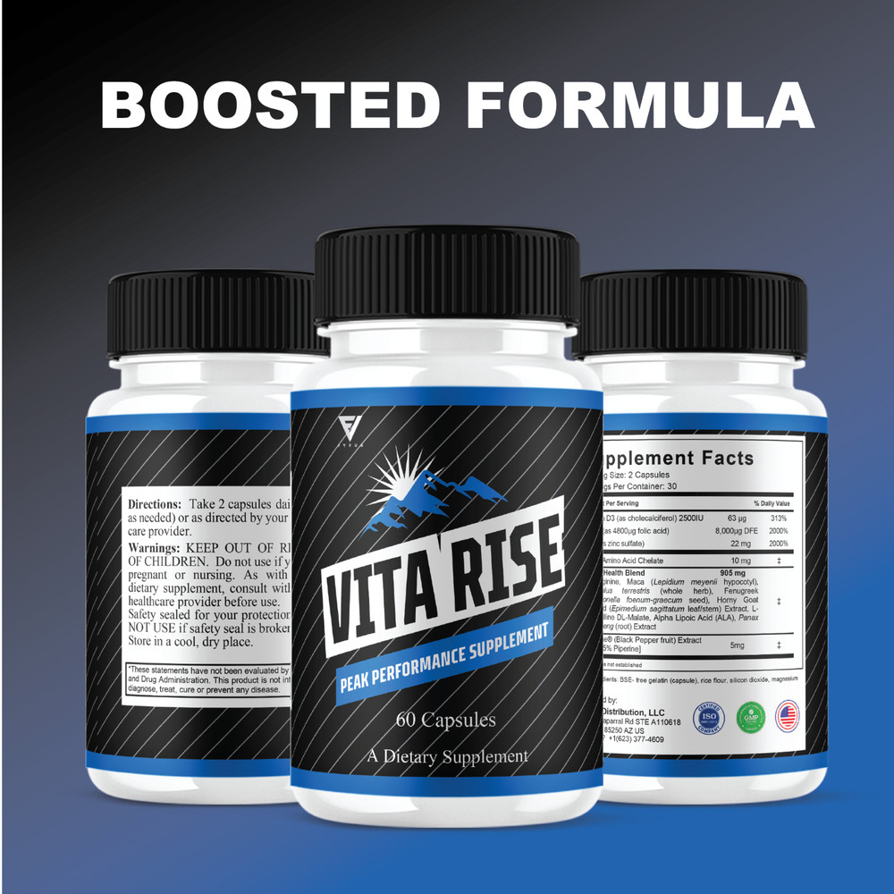 VitaRise Caps, VitaRise Maximum Performance Supplement (60 Capsules)