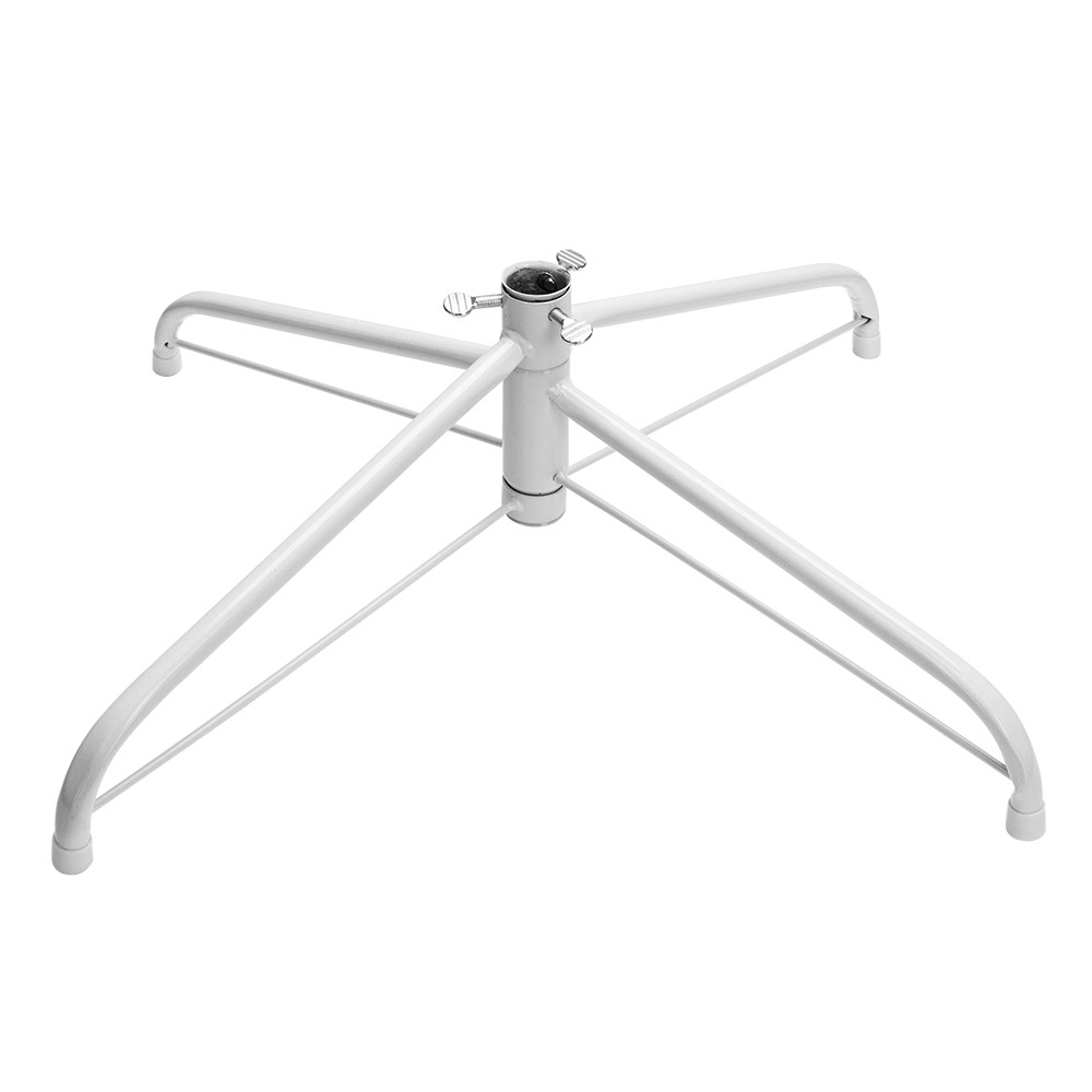 8ft Flocking Tied Light Christmas Tree