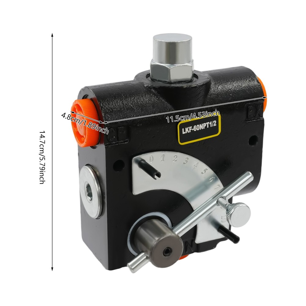 Hydraulic Adjustable Variable Flow Control Valve 0-16 GPM, 1/2” NPT LKF-60