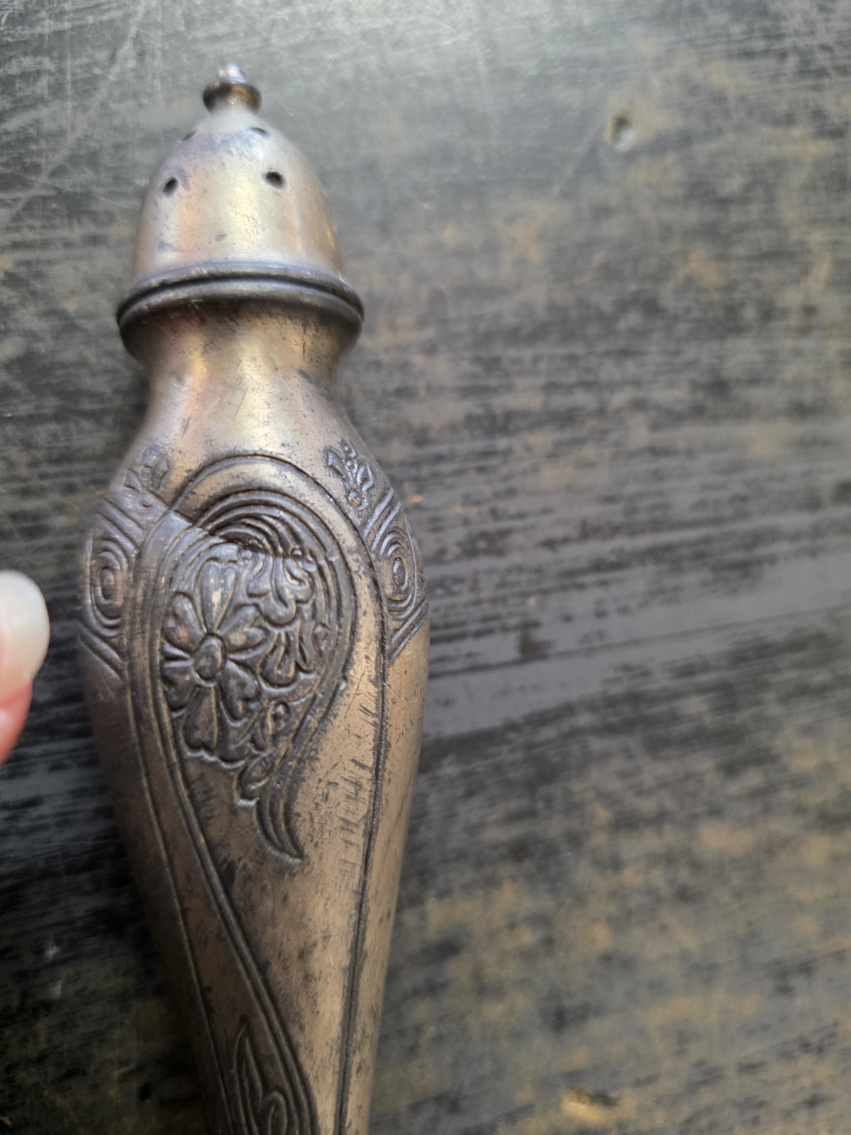 VINTAGE SILVER SALT SHAKER