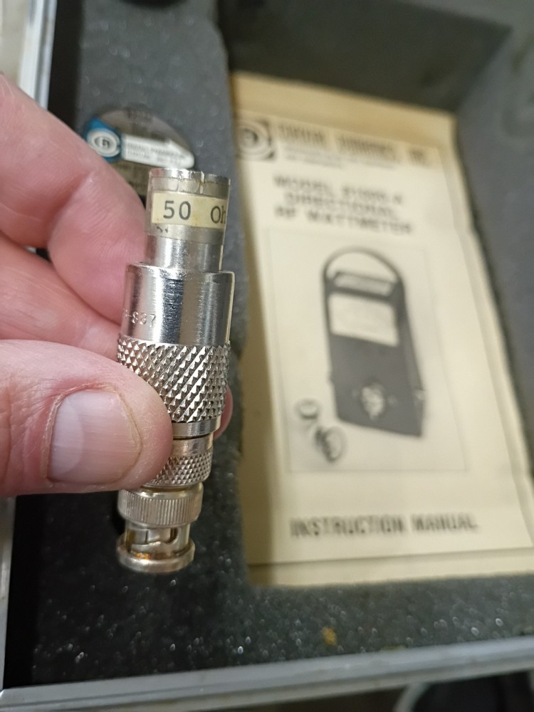 Coaxial Dynamics Directional RF Wattmeter 81000-A & Vhf/Uhf Elements Like Bird43