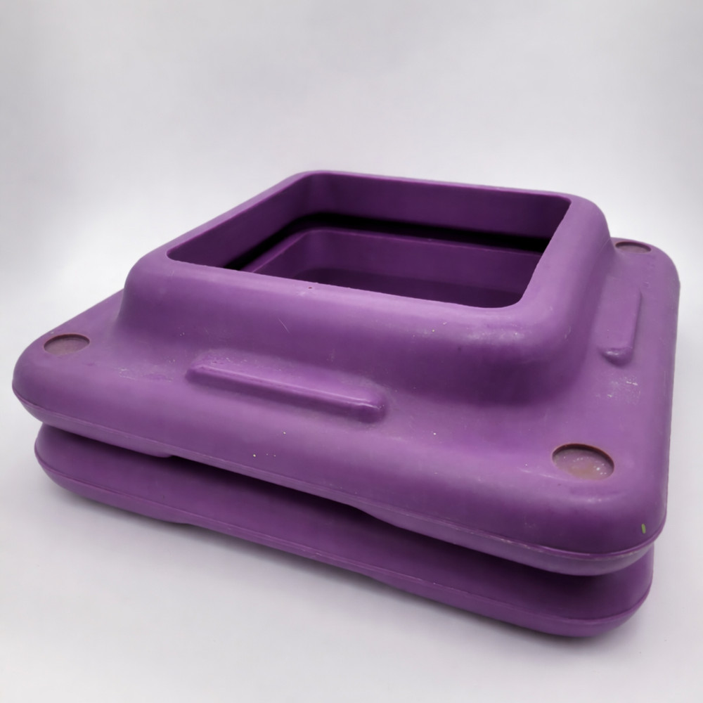 The Step by Bollinger 2 Platform Risers, Purple 16x16, Risers Only, Used