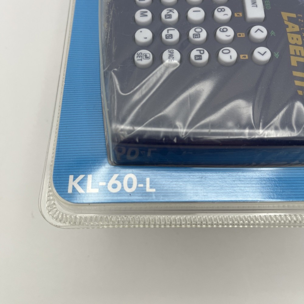 Casio LABEL IT! EZ-Label Printer Model KL-60-L Compact Label System New Sealed