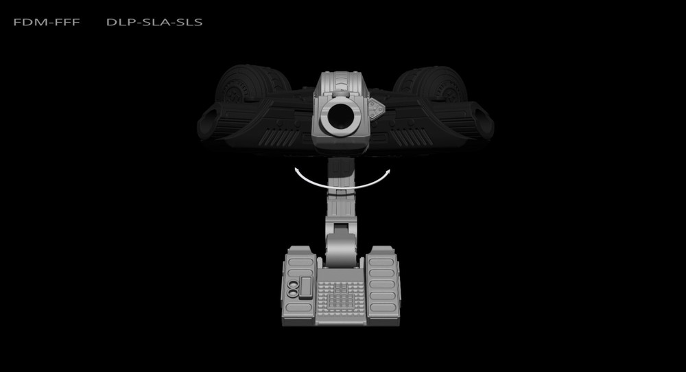 Predator Shoulder Cannon plasma Two Size - File STL – OBJ For 3D Printing -