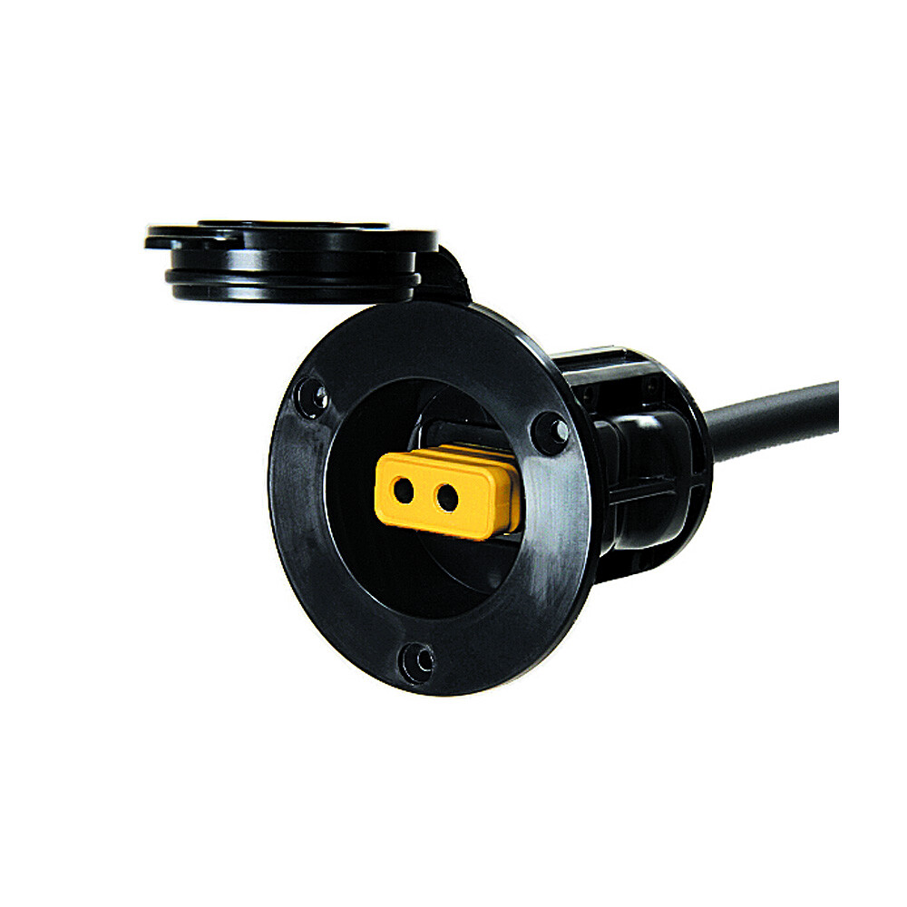 CANNON FLUSH MOUNT POWER PORT BLACK