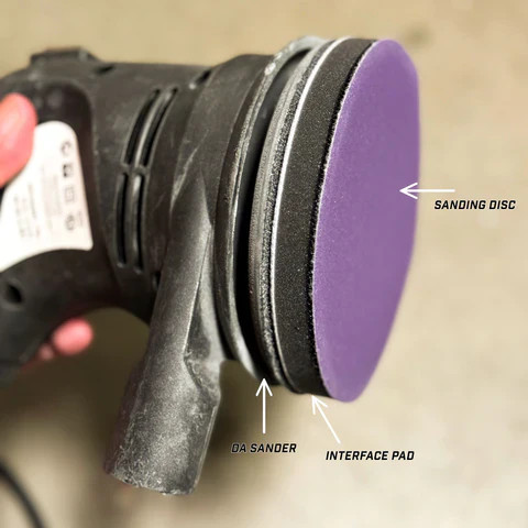 5" Sanding Interface Pad (Hook & Loop) (12 Pack)