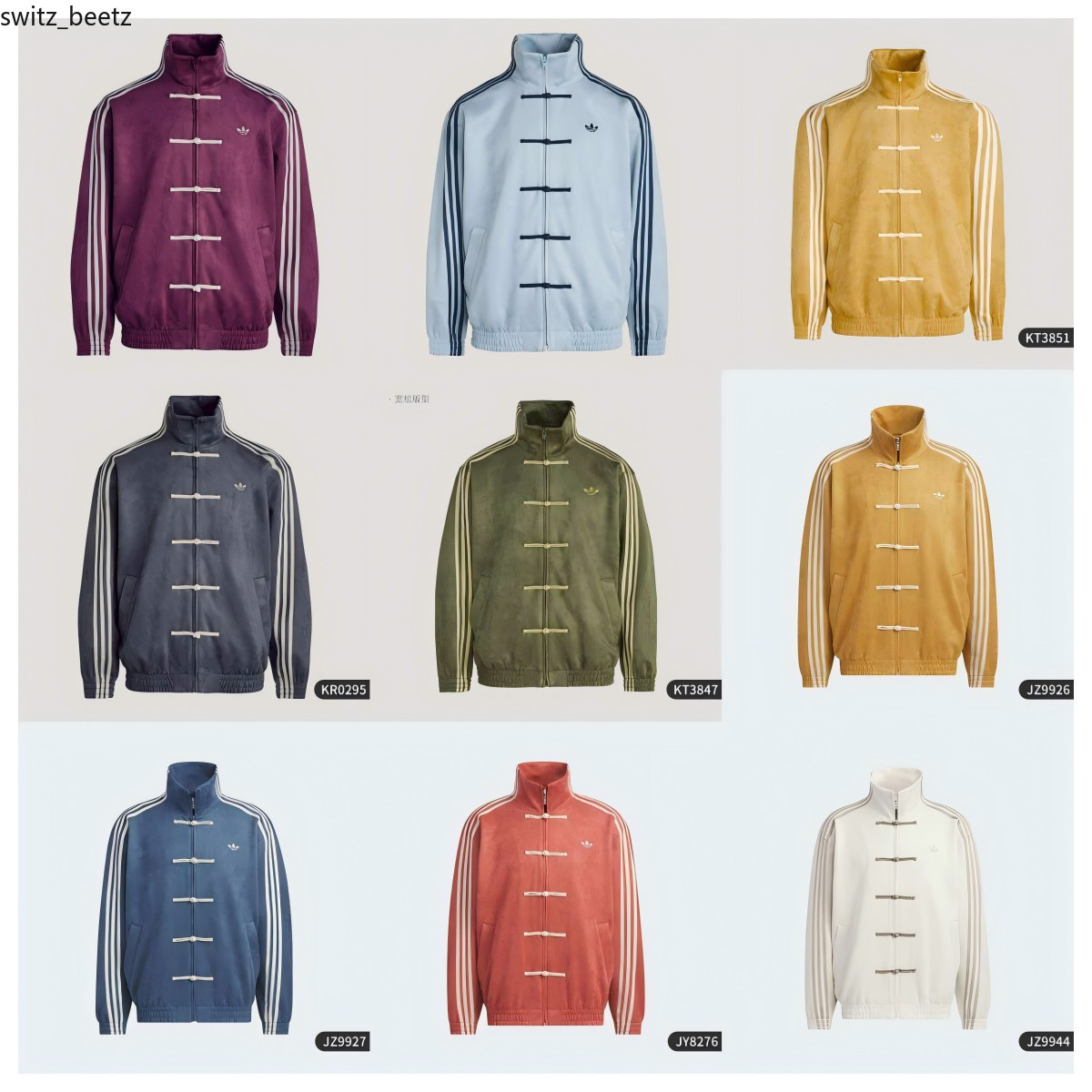 Hot Adidas Originals Ctt Snake Year Limite Chinese Stand Collar Casual Jacket