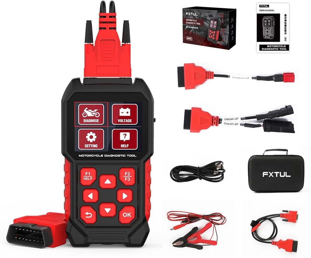 FXTUL M4-Ducati Motorcycle Diagnostic Tool Multi-System Code Reader & Scan Tool