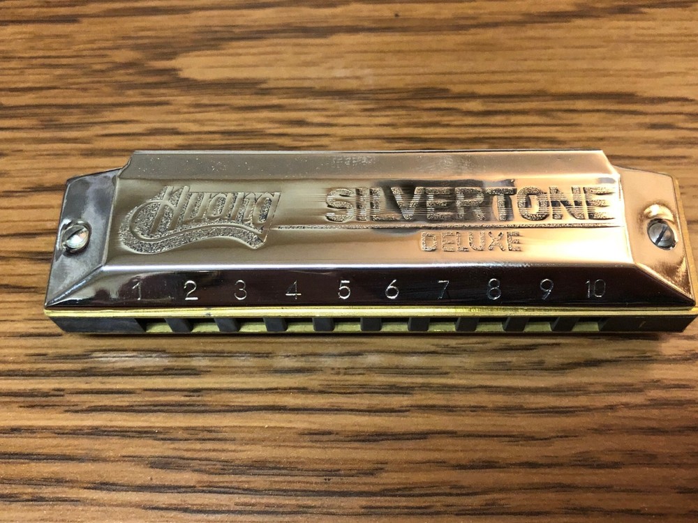 HARMONICA HUANG SILVERTONE Key E NEW W/case HOHNER QUALITY