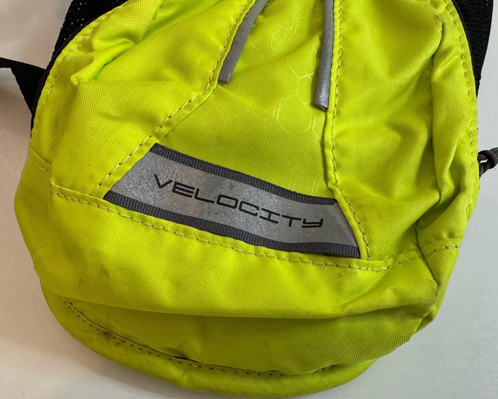 Camelbak Velocity Hydration Pack Hiking Backpack 70oz Bladder Neon Green
