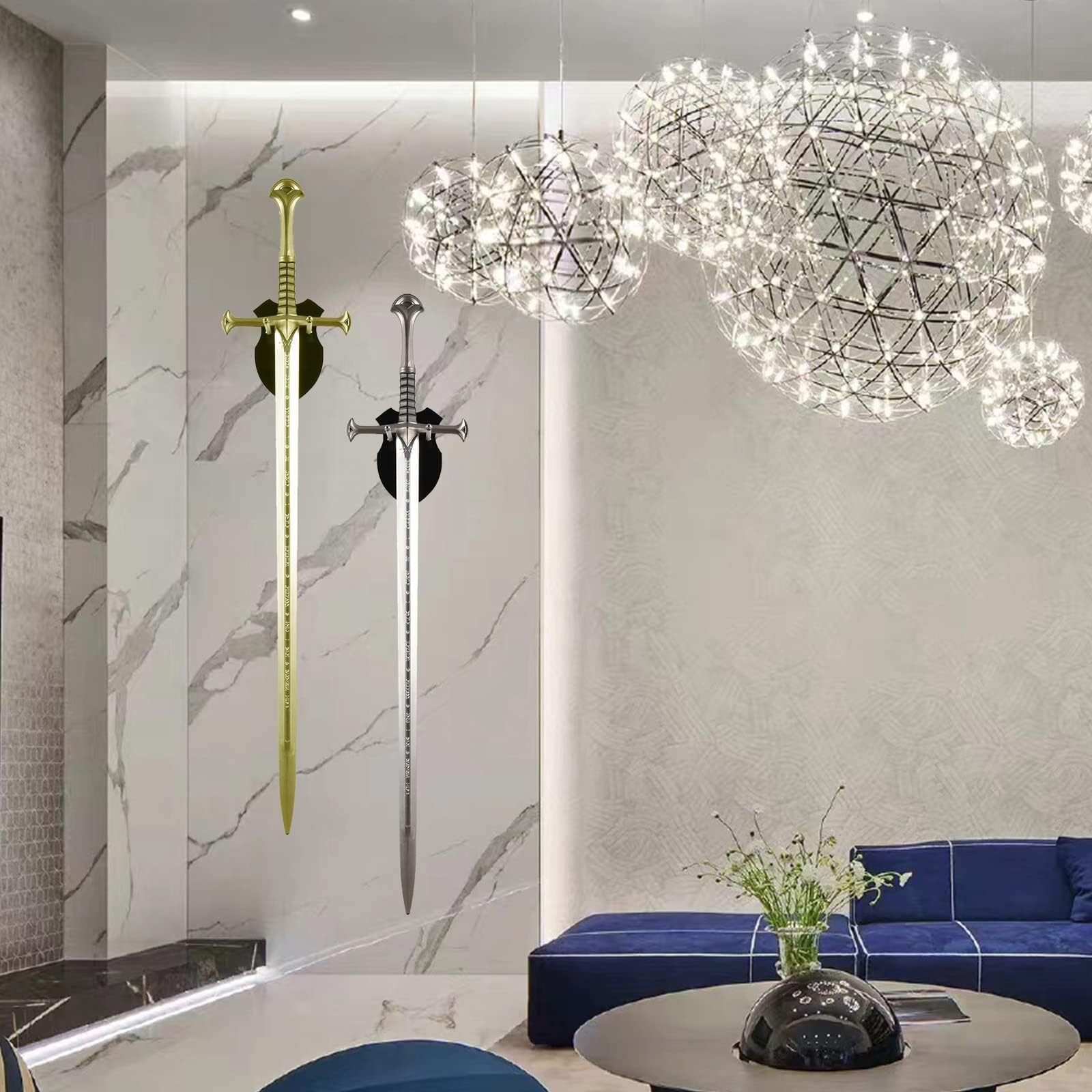 Sword wall mount sword stand wall hook display hanger wall mount for sword da...