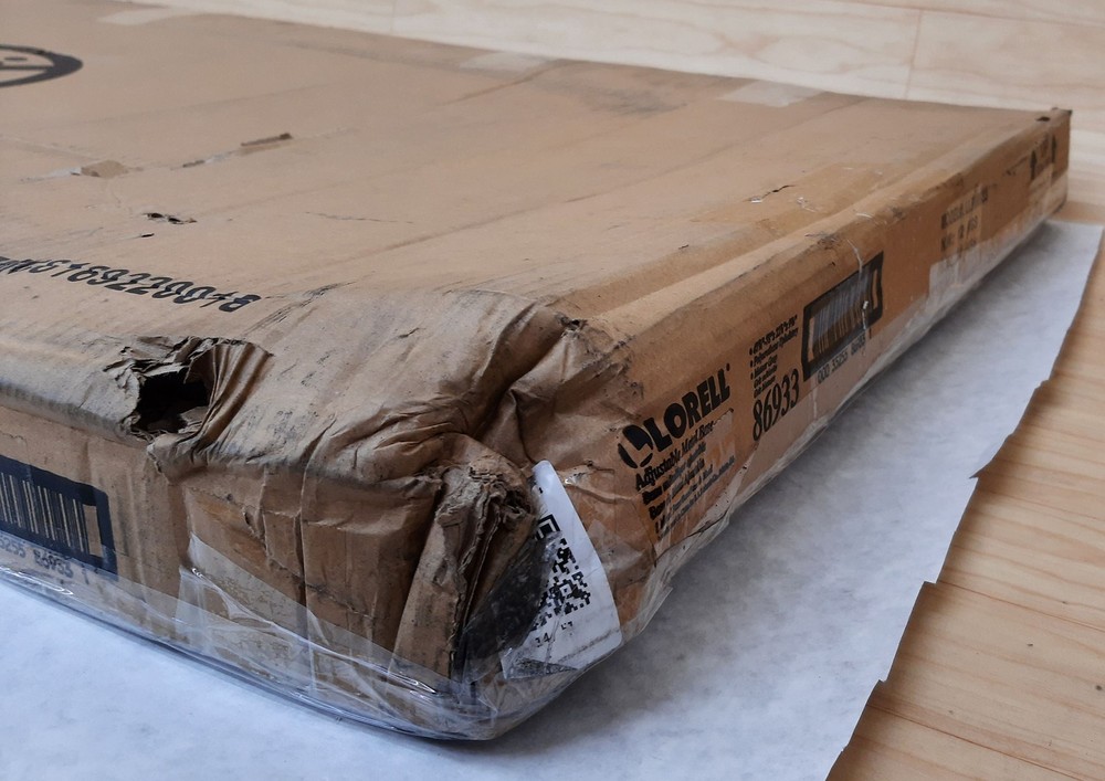 Lorell Contemporary Reception Collection Adjustable Metal Base Gray LLR86933