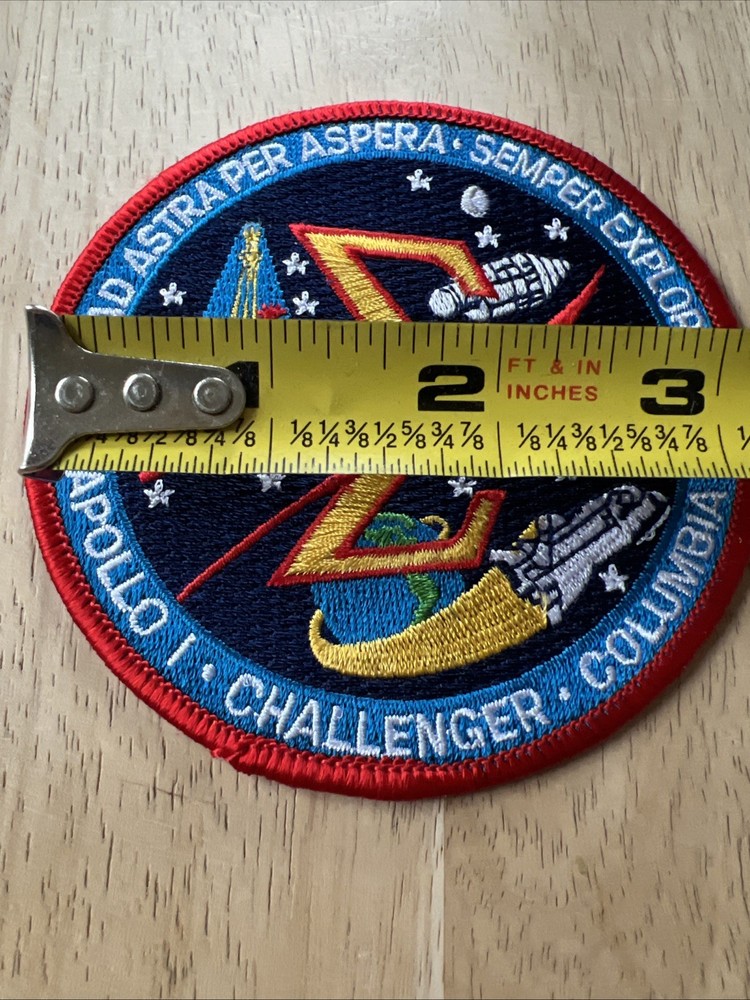 Spaceflight Memorial Patch Apollo Challenger Columbia Patch NASA