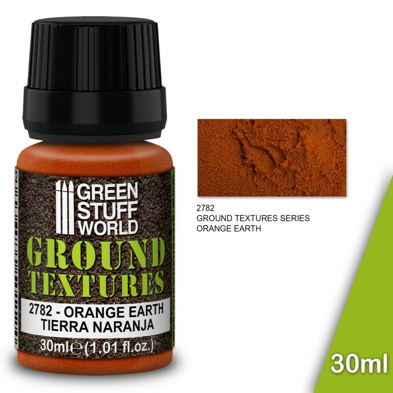 Earth Textures - ORANGE EARTH 30ml - texture paste sand imitation effect diorama