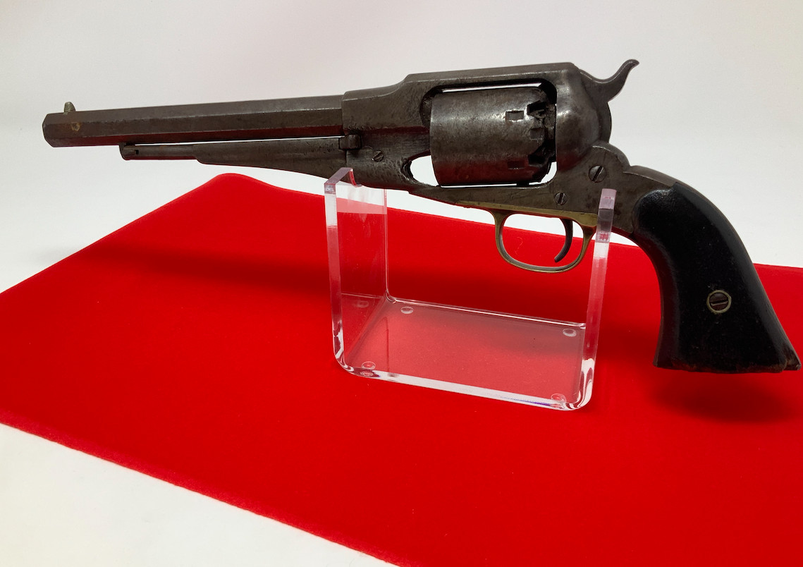 Thick Acrylic Pistol Stand Display Museum Quality with Non Slip Pads