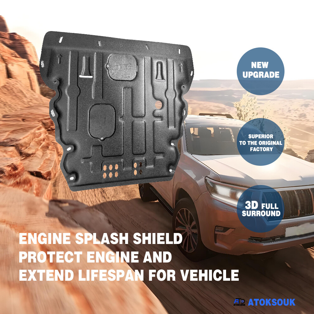 Thick Engine Splash Shield For Ford Escape 2020-2024 Front Engine Guard Hard