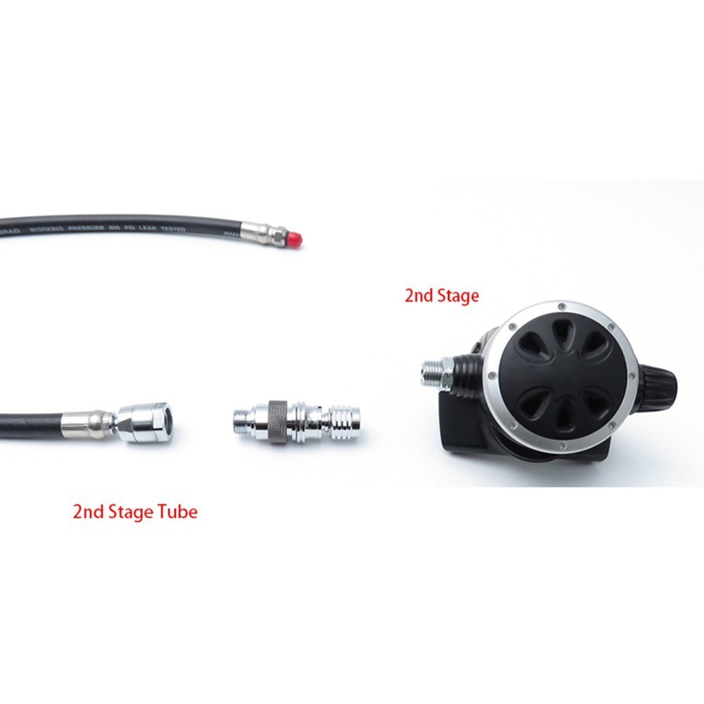 Secure Quick Connect Adapter for Diving Full Face Secondary Head Adjuster