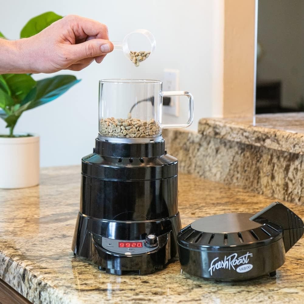 Fresh Roast Coffee at Home: Automatic Roaster with Real-Time Temperature Control