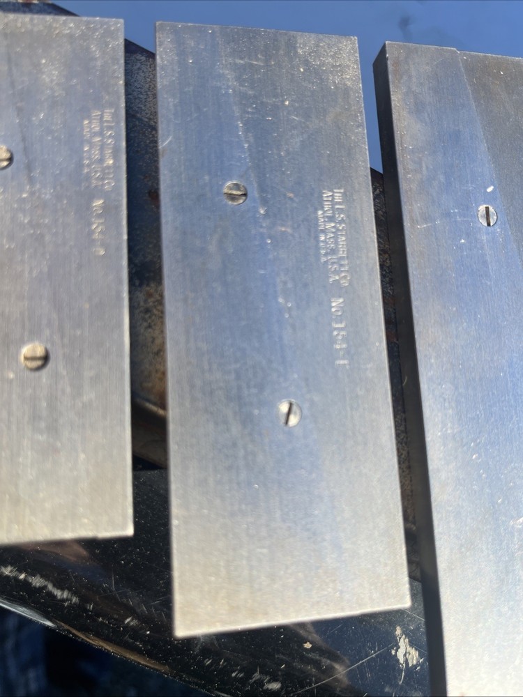 Full Starrett Parallel Block Set A-F Excellent Condition