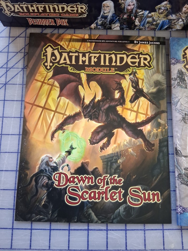 Pathfinder RPG Boxed Set & Pawn Collection – Beginner Box + Bestiary Box + Maps