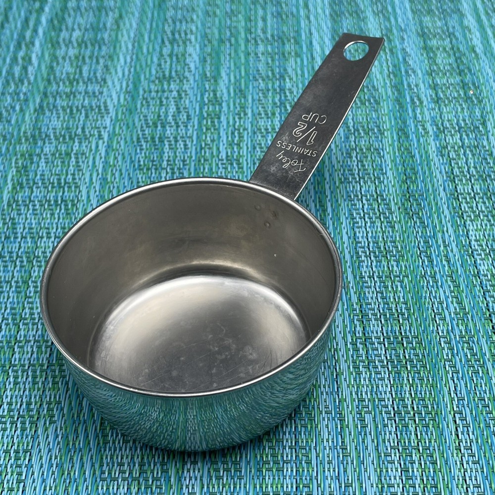 Foley Replacement 1/2 Cup Measuring Cup Stainless Handle Vintage Script Logo