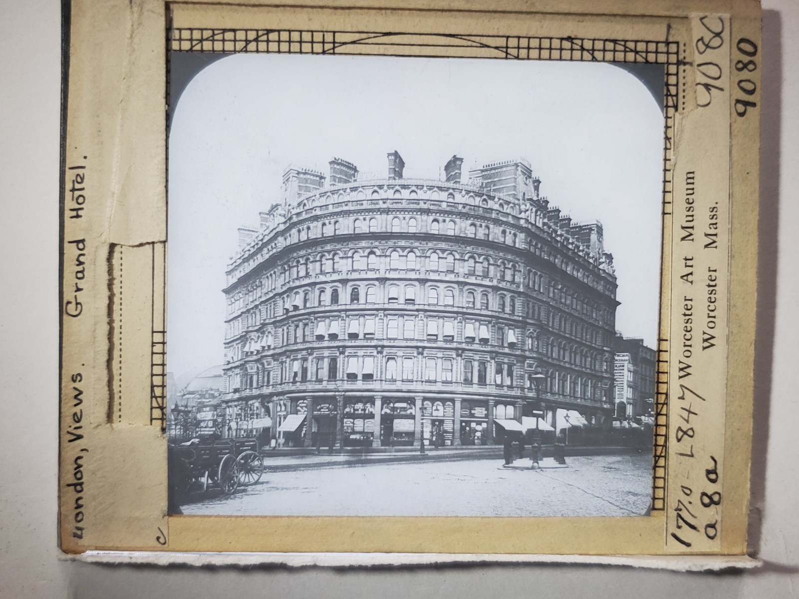 Grand Hotel, London, England (Demolished 1986), Magic Lantern Glass Slide