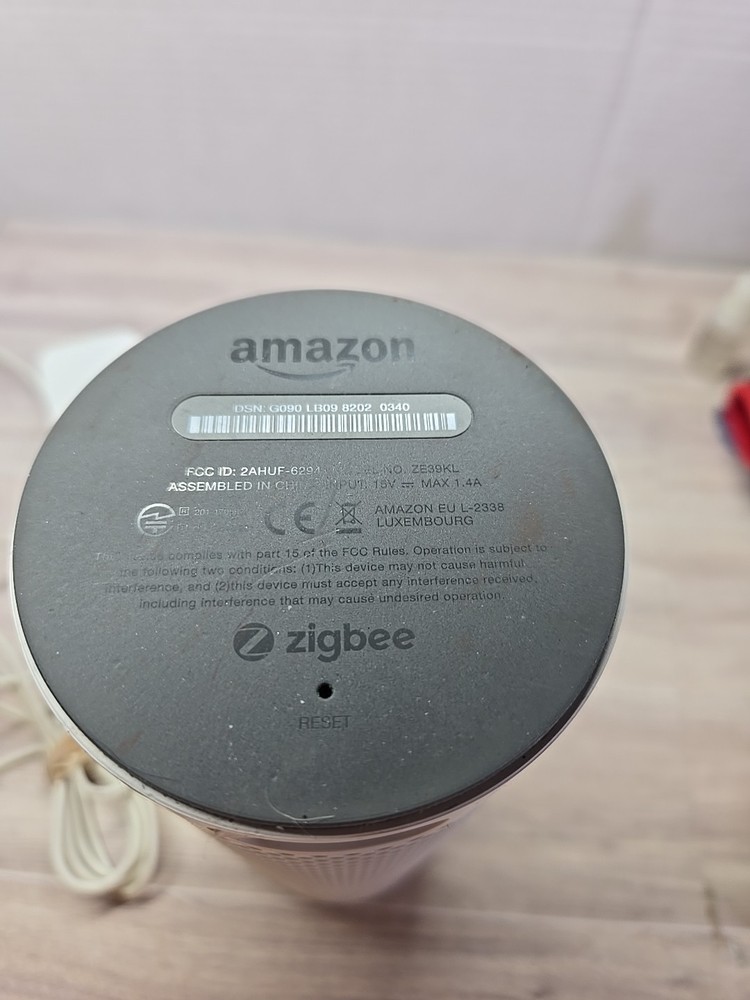 Amazon Echo Plus 1st Gen White Music Speaker Alexa