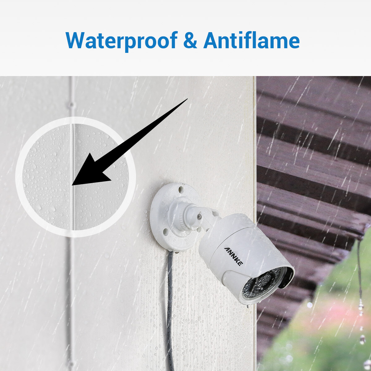 ANNKE 4x 100ft 30m Security Camera Video Power Cable BNC RCA CCTV Extension Cord