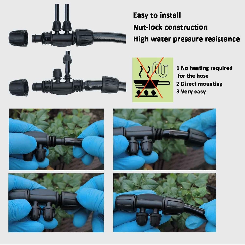 Complete Drip Irrigation System - 160Ft Hose with Automatic Water Timer Included