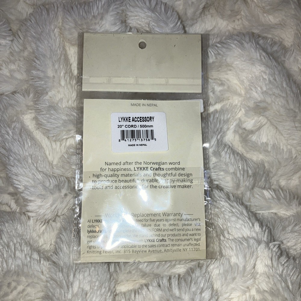 Lykke FlexiLoop 20" Clear Cord Knitting Kit - Interchangeable Circular Needle Ac