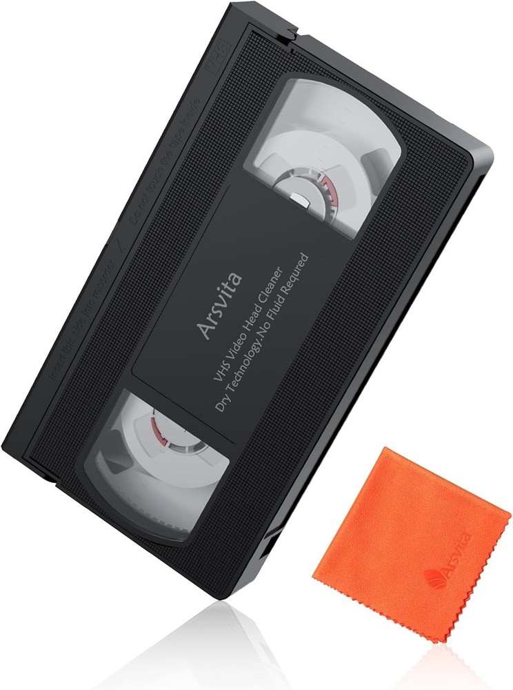 Reusable Microfiber VHS Head Cleaner – Easy VCR Maintenance Solution
