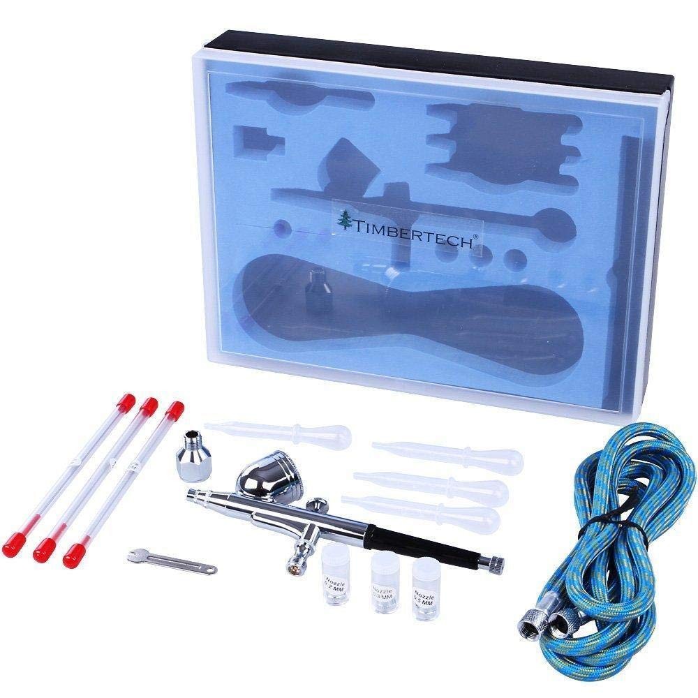 TIMBERTECH Airbrush Kit with Compressor, Multi-purpose Airbrush Compressor Se...