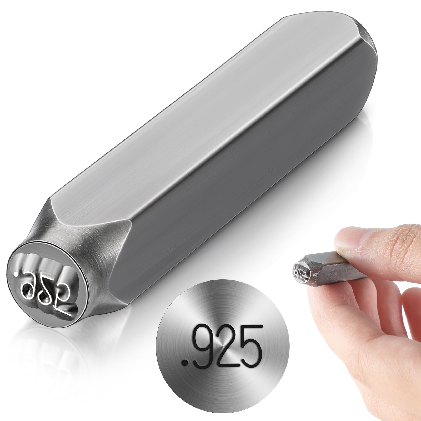 1/4 Jewelry Metal Stamp, 925 Steel Stamp Design Crafts Punch Metal Design