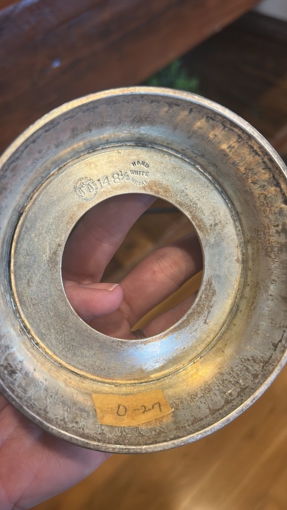 Antique Uranium Pickle Castor with Daisy Button Pattern and Tongs