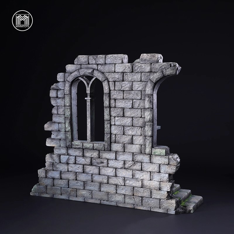 MMMToys 1:12 Scale Ancient Castle Ruins Diorama Model Set V2