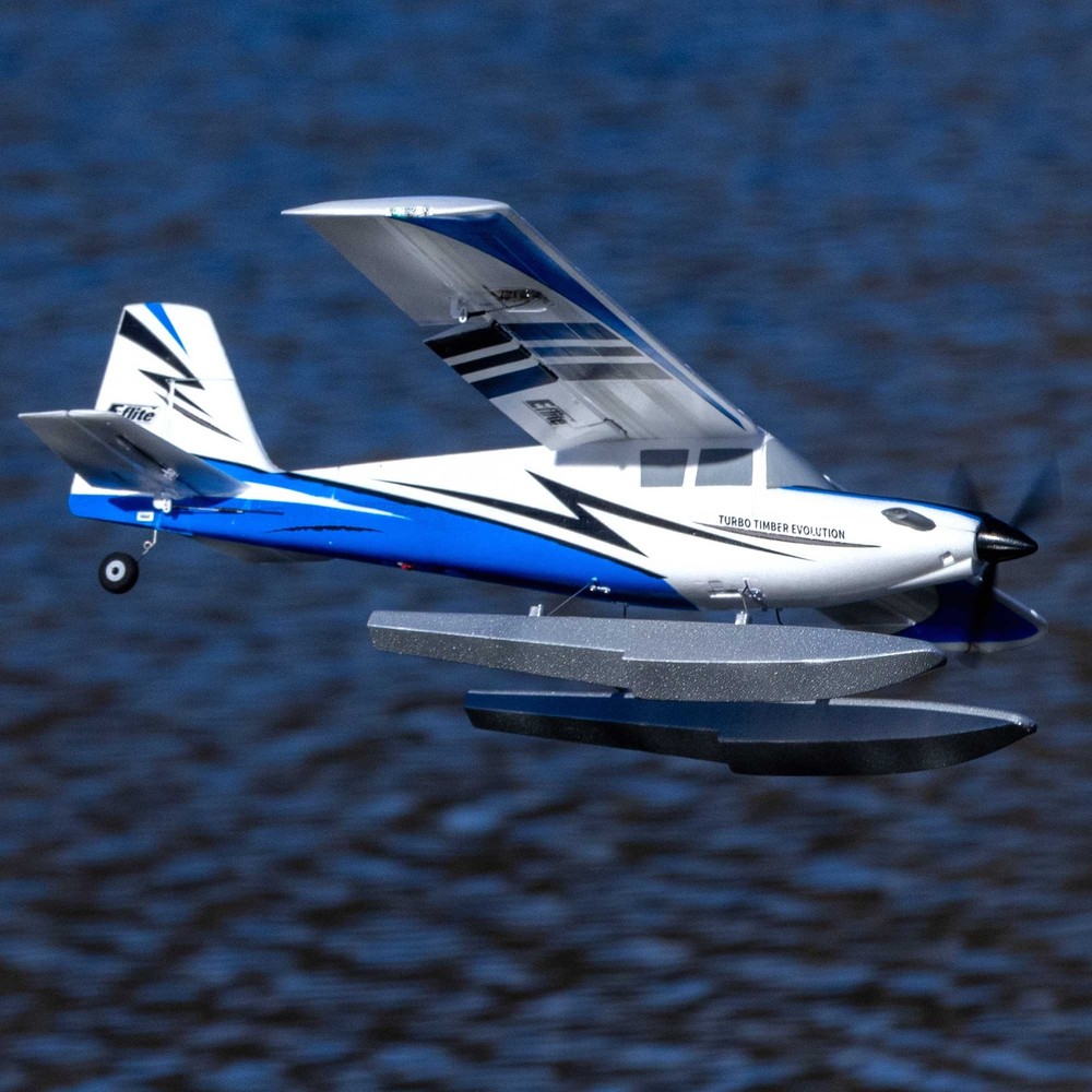 E-flite RC Airplane UMX Turbo Timber Evolution BNF Basic with AS3X and SAFE