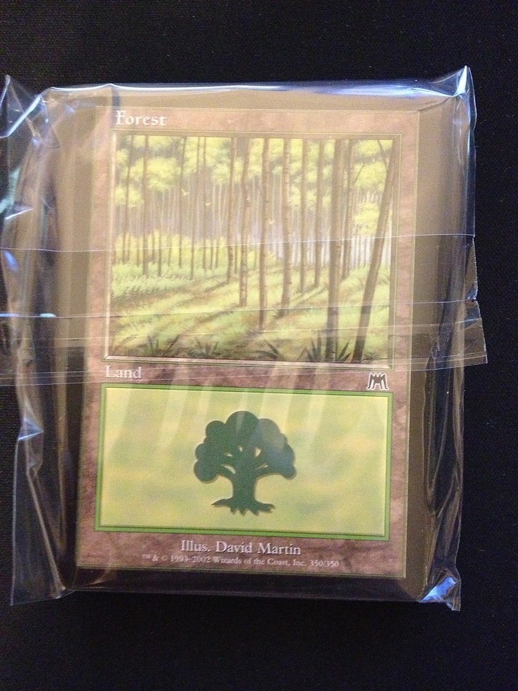 20 Basic Land #350 - SAME ART - Forest - Onslaught - MP-NM - Magic MTG FTG
