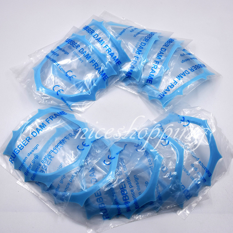 Dental Dam Frame Holder Autoclavable Barrier Bracket Support Plastic Rubber