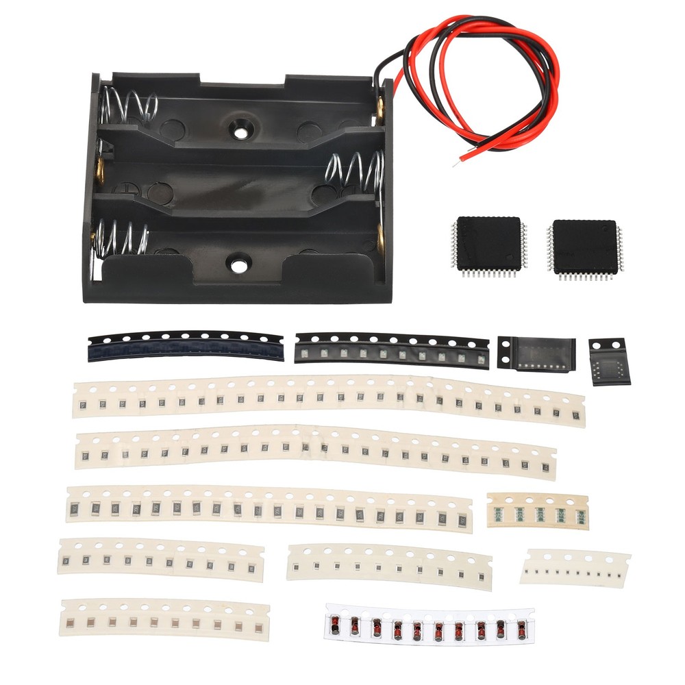 Soldering Practice Board, 1 Set Electronics Kit Prototype PCB Board DIY LED, 5V