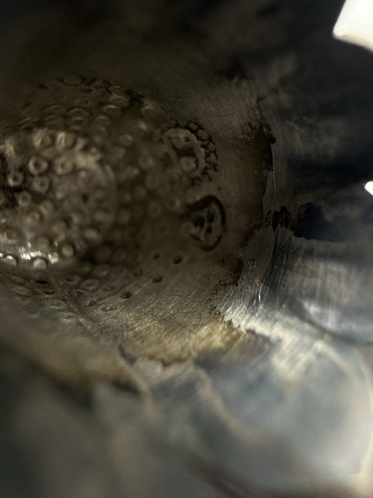 Sterling Silver Thimble 925 Eagle Spratling-School “JD” Flared Scrollwork Skirt