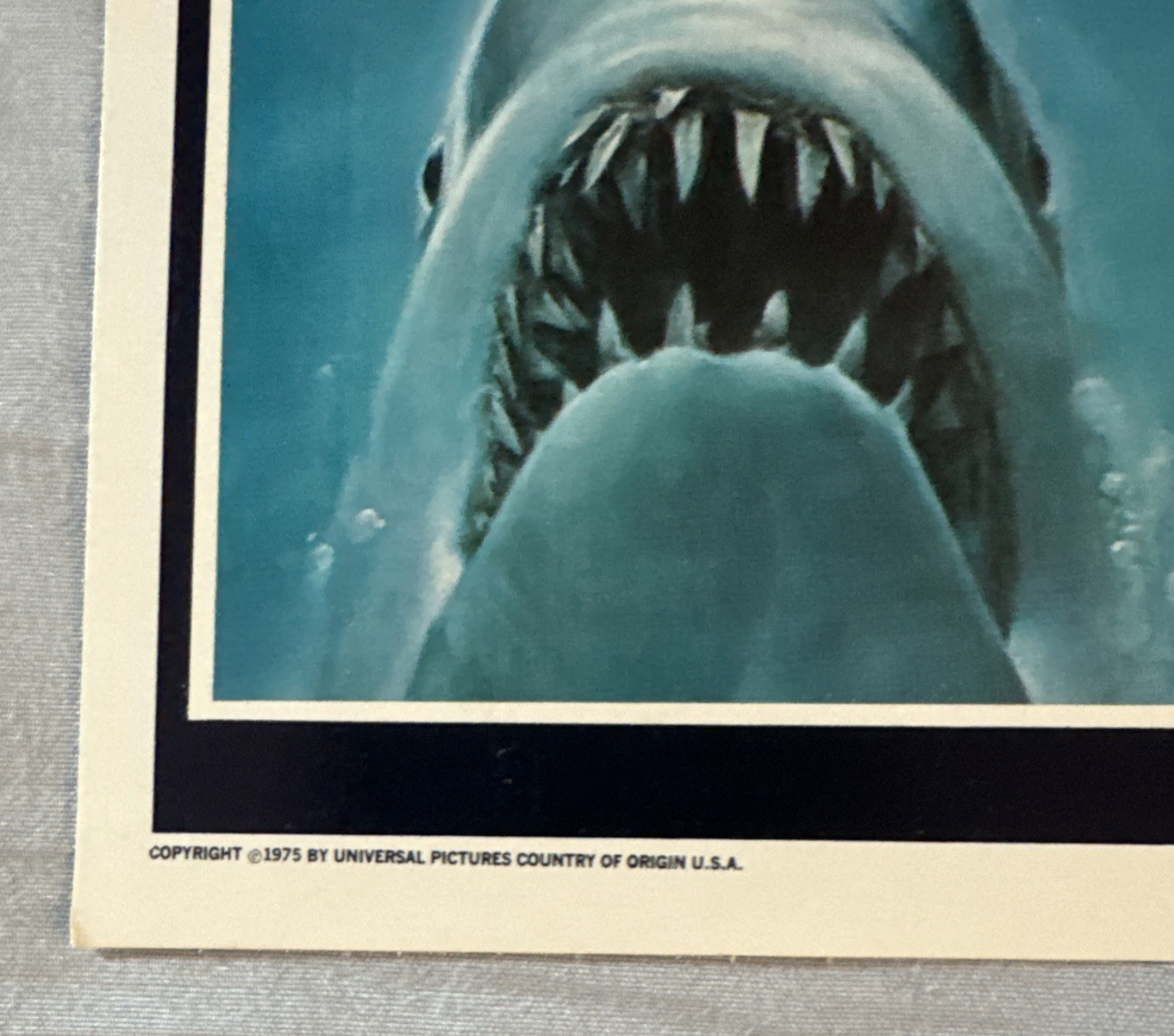 JAWS Original 1975 Movie Deluxe Lobby Cards Near Set 7 Of 8 11x14 + Promo Packet